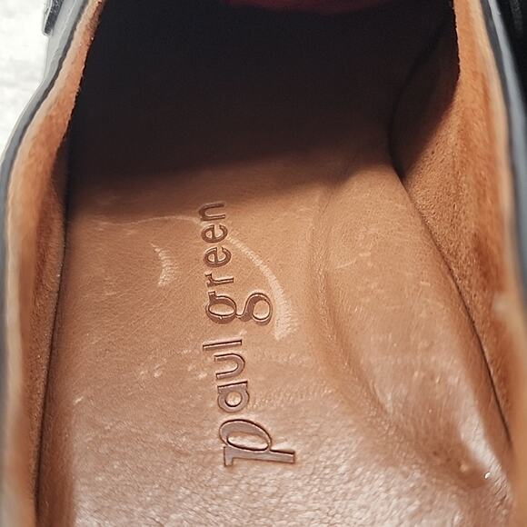 PAUL GREEN STYLE NATALIE PENNY LOAFERS IN BLACK SOFT LEATHER LADIES 5.5 NWOB - Picture 14 of 16